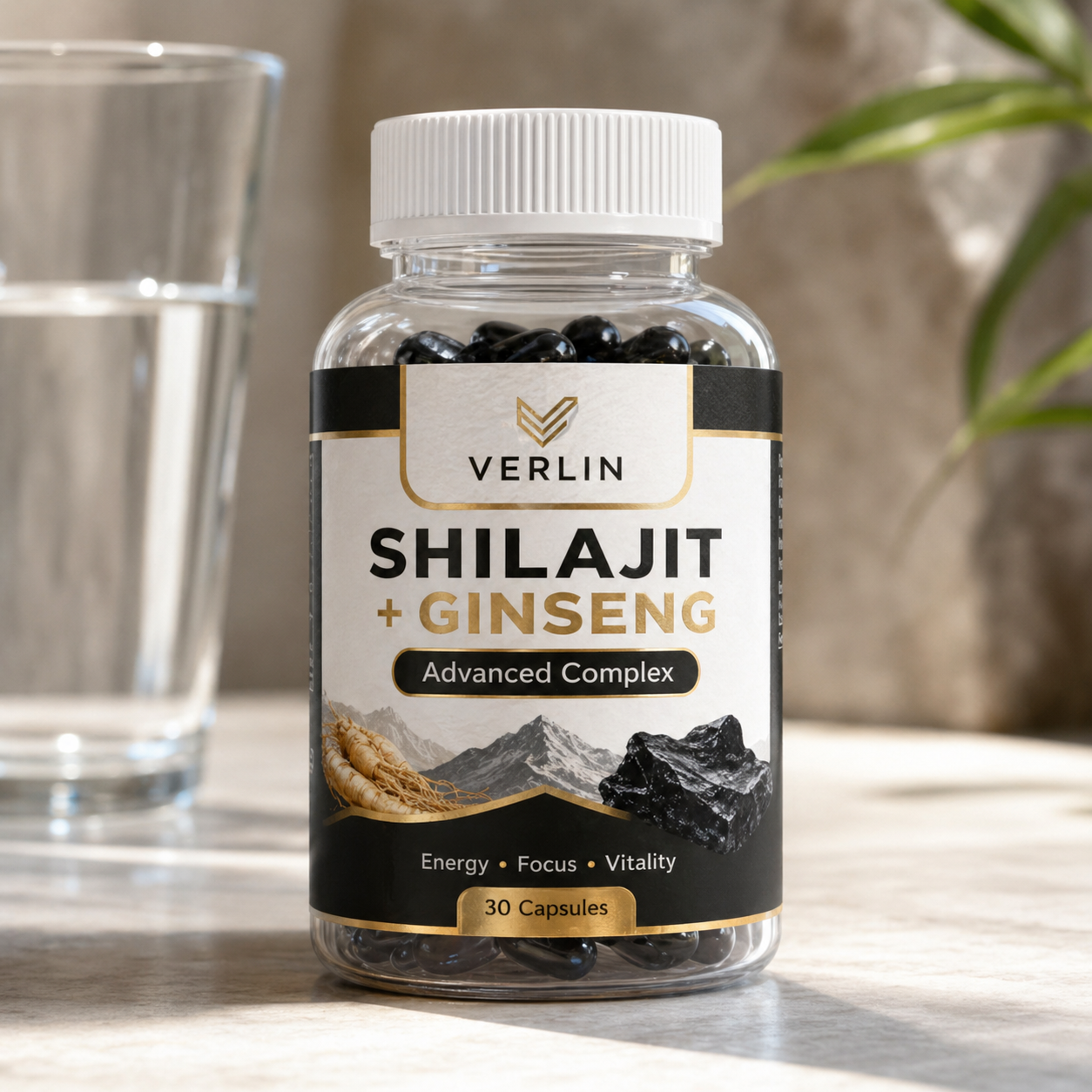 Shilajit + Ginseng Vitality Complex