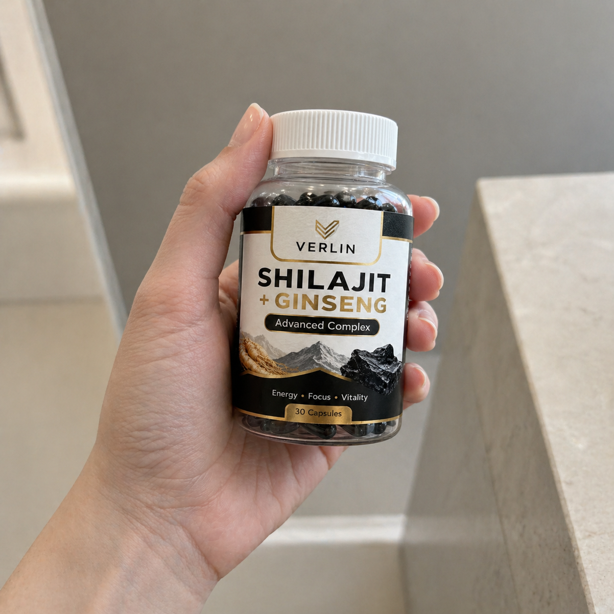 Shilajit + Ginseng Vitality Complex